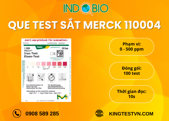 Que test Fe Merck 110004